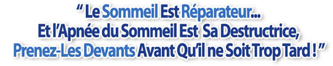 les apn&eacute;es du sommeil